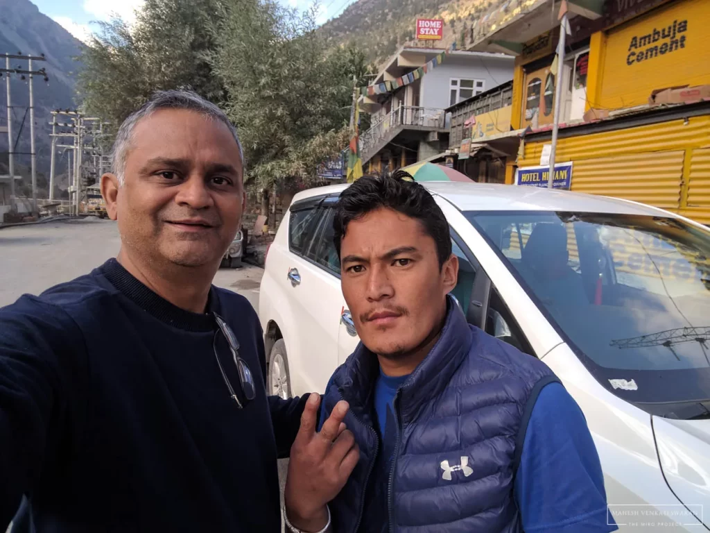 With Kesan Raapchik the driver