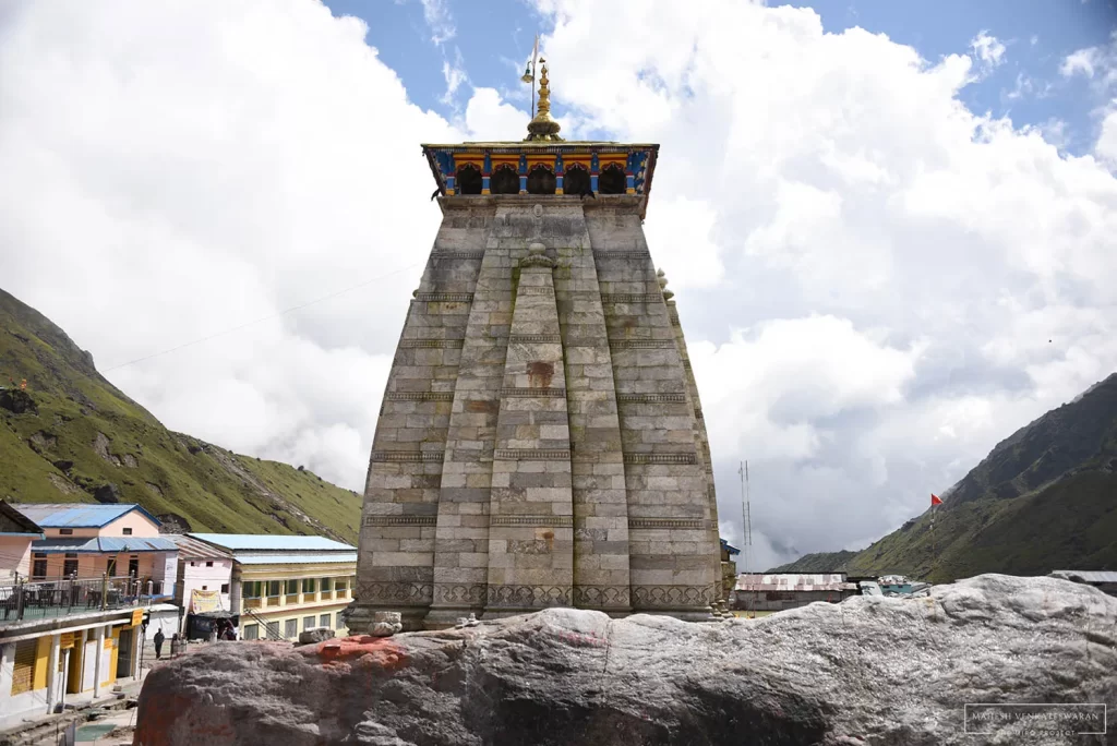Kedarnath with the rock