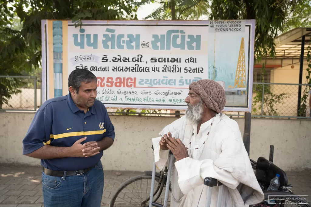 Khimji Prajapati with Girish